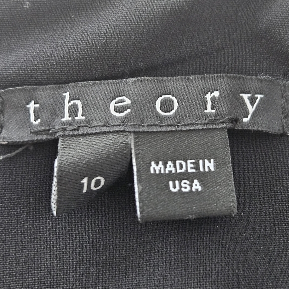 Theory Daimine Register Jumpsuit Women Size 10 Black Sleeveless - Picture 12 of 12